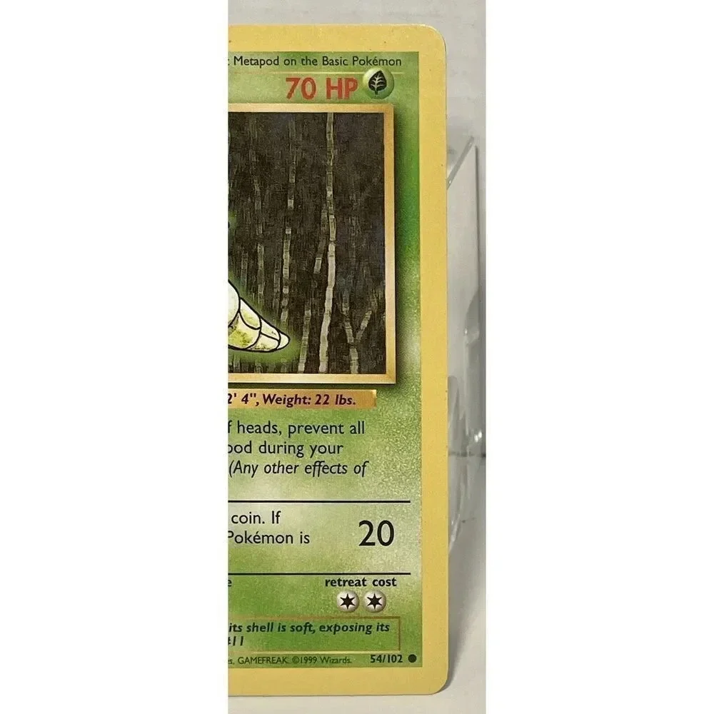 Metapod 54/102 Base Set Common‎ Unlimited Pokemon WOTC Vintage NM